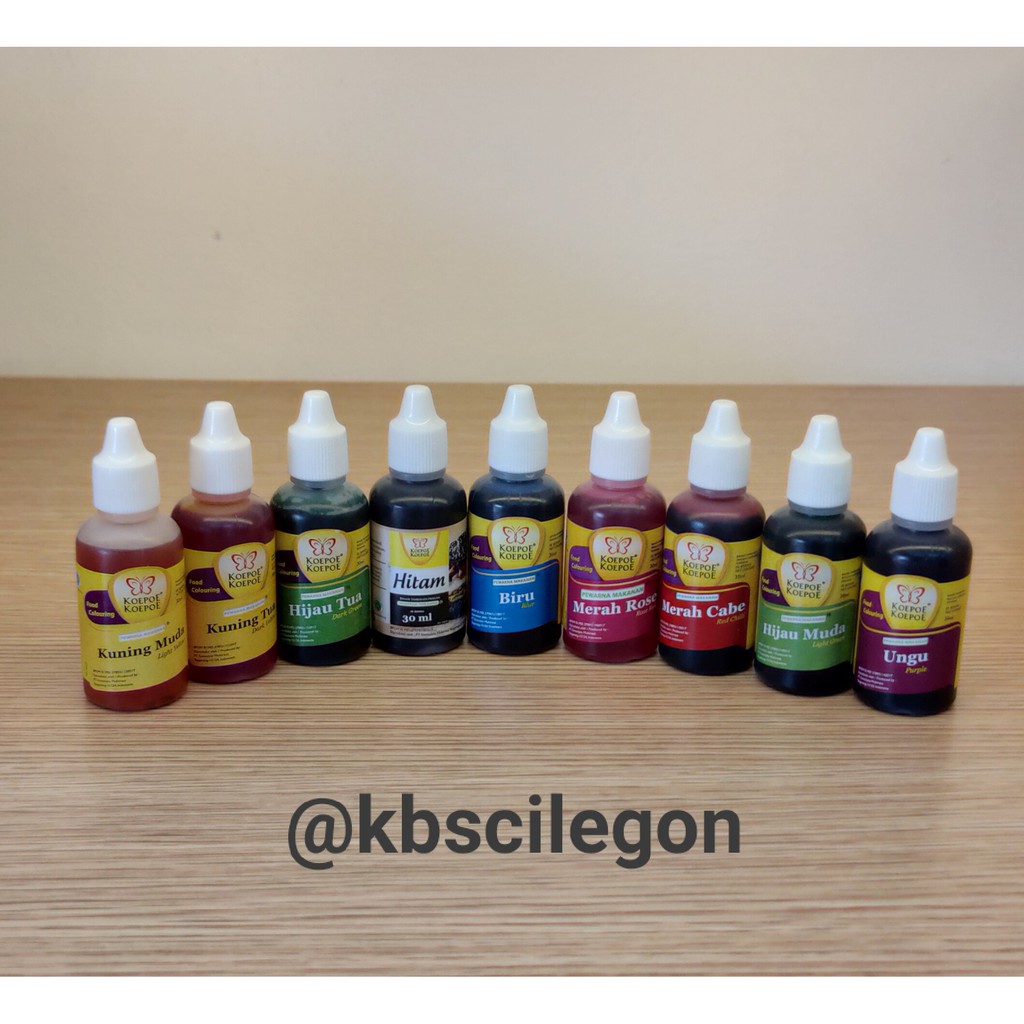 

Pewarna Makanan KOEPOE KOEPOE 30ml Aneka Warna