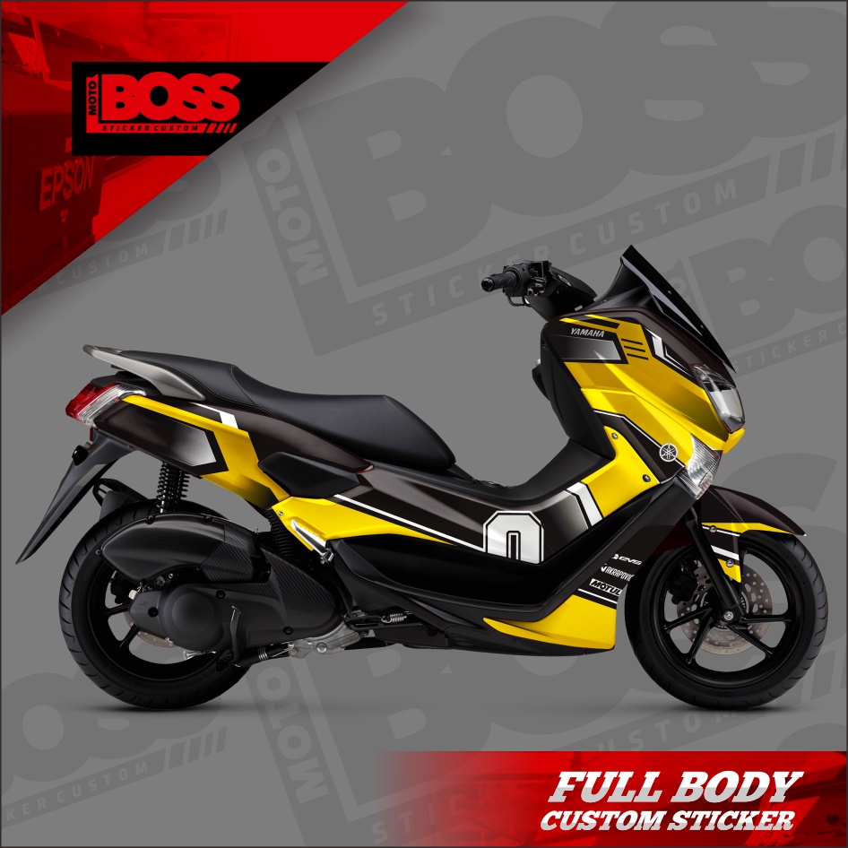 Decal Sticker Stiker Yamaha Nmax 2016 2017 2018 2019 Full Body Striping Full Body Nmax Old Stiker De