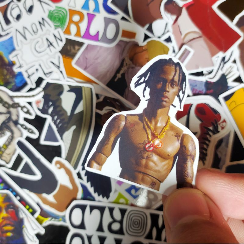 

TRAVIS SCOTT Stickers Pack - Stickers Laptop, Case Handphone/ AESTHETIC, RACING, DECORATIVE DLL