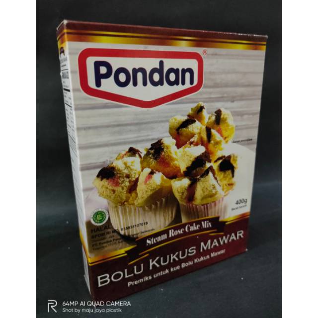 Pondan bolu kukus mawar 400 gram
