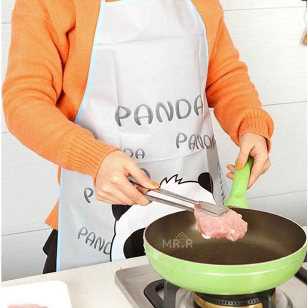 Celemek Masak Dapur Anti Air Dan Minyak Waterproof Bahan Apron Pelindung Memasak Karakter Kartun