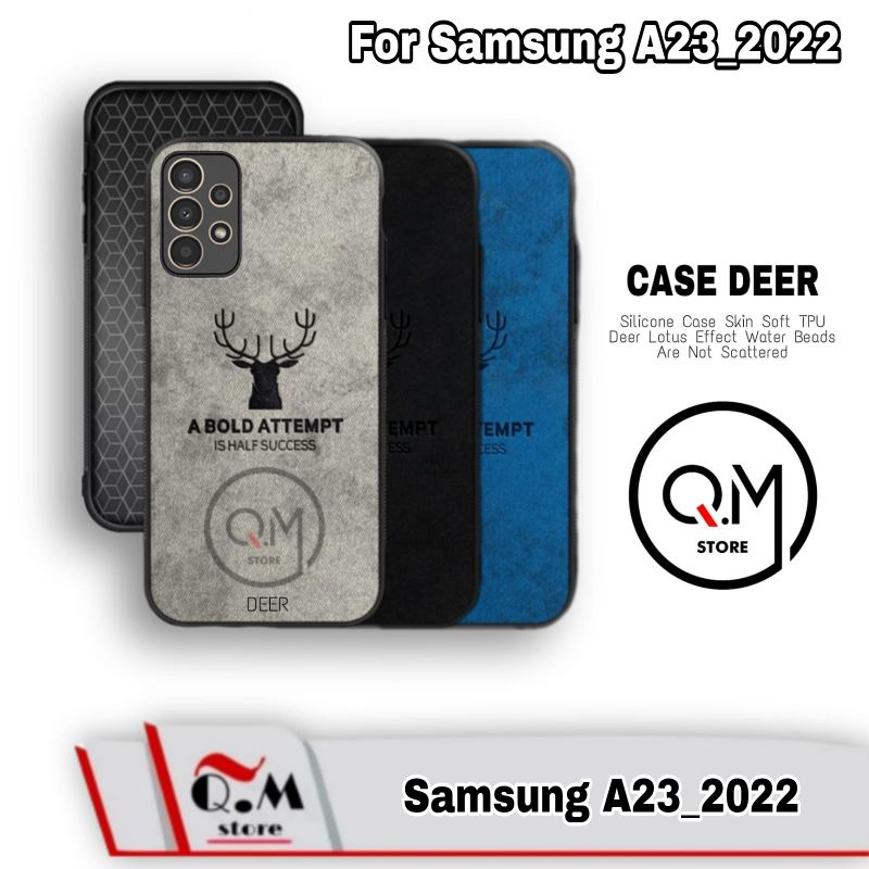 Promo Case Deer Samsung A23 New 2022 Softcase Deer High Premium Casing Pelindung Back Cover