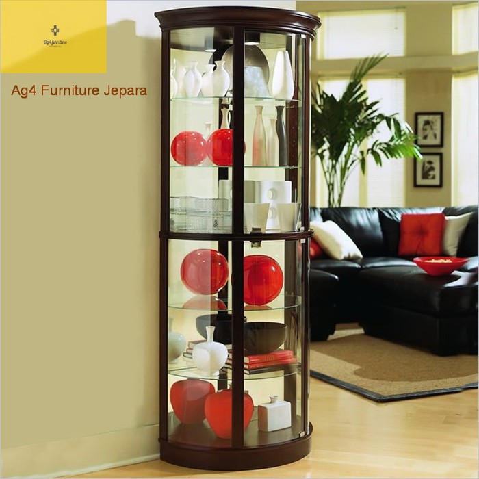 Lemari Kaca Pajangan Minimalis