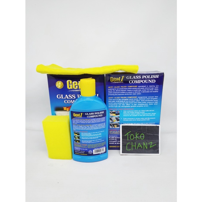 WAXCO GLASS POLISH COMPOUND NANO TECH pembersih kaca mobil