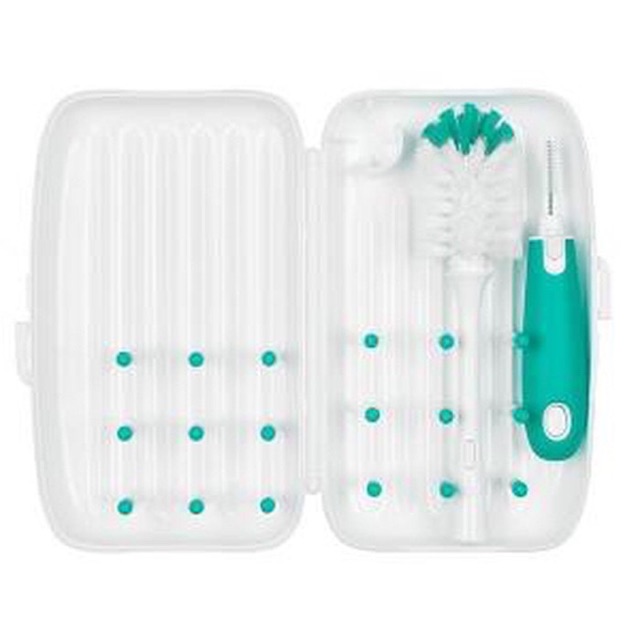 OXO TOT - On The Go Drying Rack With Bottle Brush