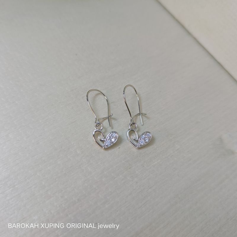 anting xuping+anting hook+anting simple+anting silver/perhiasan lapis emas