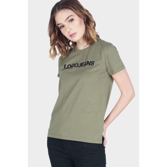 Kaos Briana Army by Logo jeans