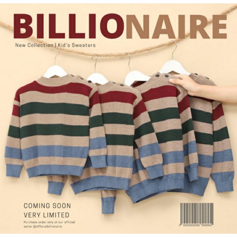 Sweater Anak Billionaire
