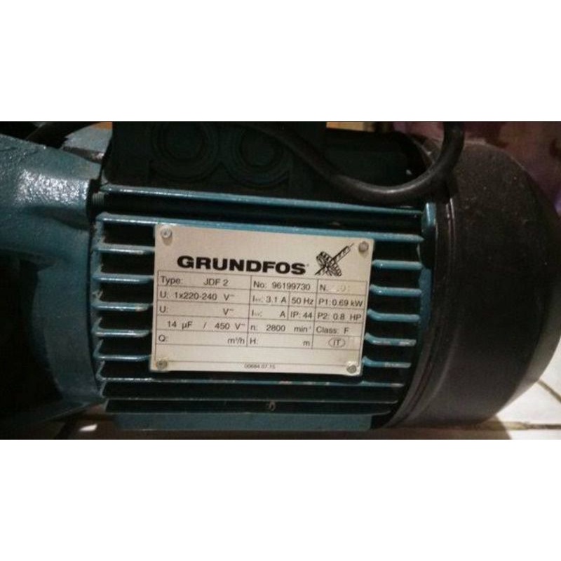 Diskon Pompa air GRUNDFOS type JDF 2 
