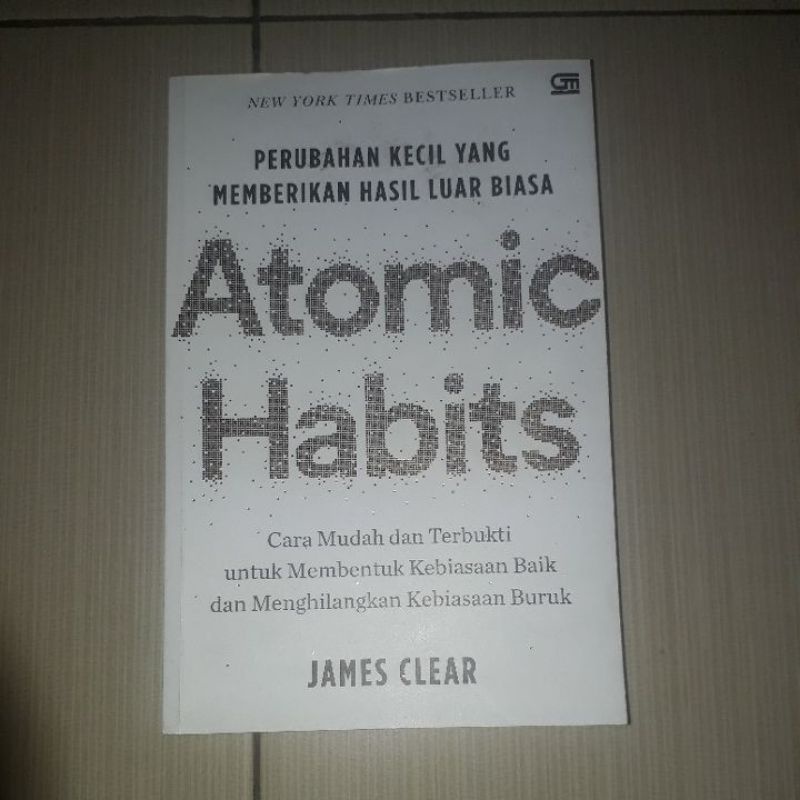 Buku Bekas Atomic Habits (Bahasa Indonesia)