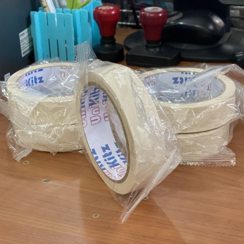 

MASKING TAPE 24 MM / LAKBAN KERTAS 1 INCH 21 Meter