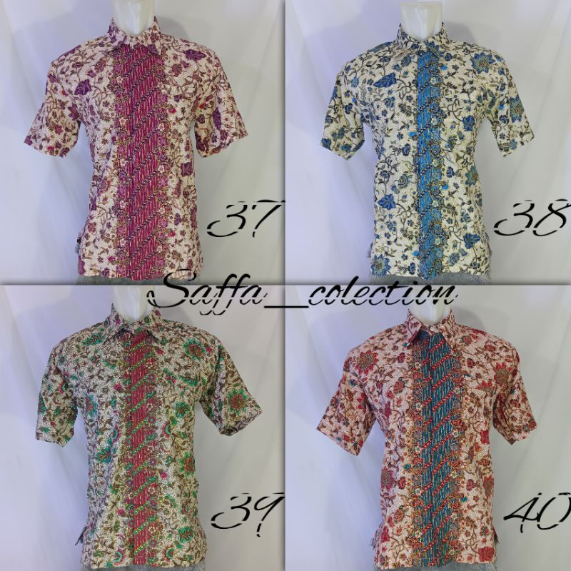 kmeja batik tangan pendek pria/batik pria/kmeja batik pria