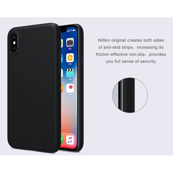 Case Iphone X Nillkin Original Free Standing HP