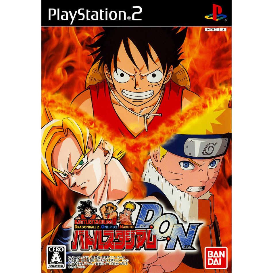 DVD Game PS2 Battle Stadium D.O.N (Dragon Ball, One Piece, Naruto) DVD Burning Baru + Cangkang DVD