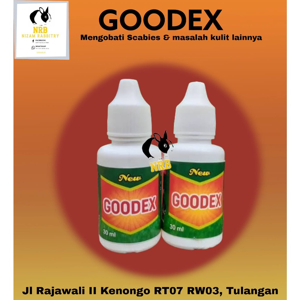 Goodex Godex Obat Scabies Oles Untuk Kelinci 30 ml