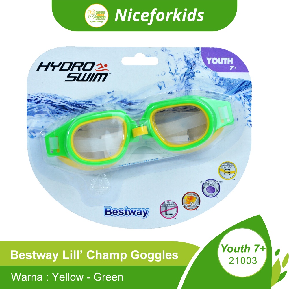 Bestway 21003 Kacamata Renang Anak Usia 7+ / Lil' Champ Goggles Youth 7+