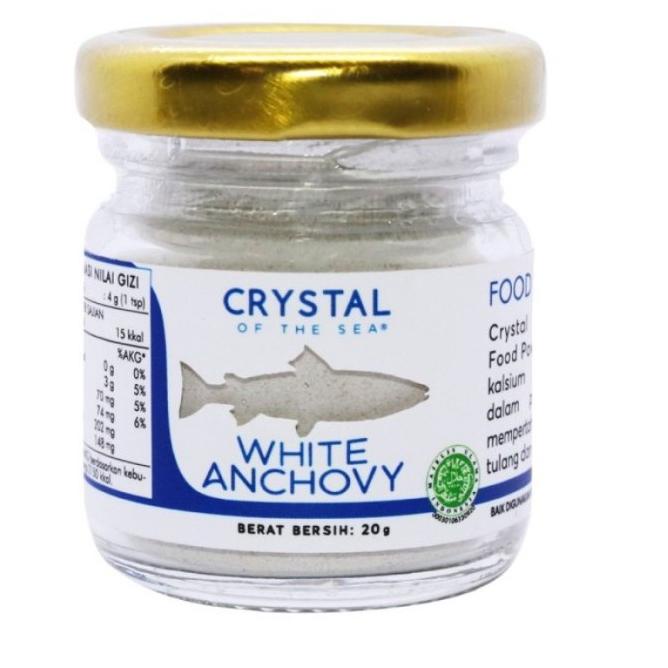 

Baru Crystal of the Sea White Anchovy Powder 20g - Bubuk Ikan Teri Nasi ~