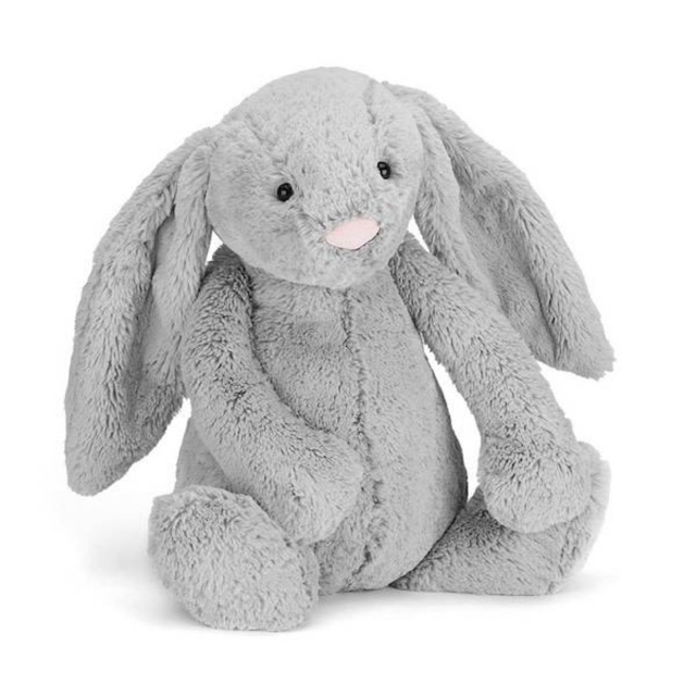 original jellycat bashful bunny grey 