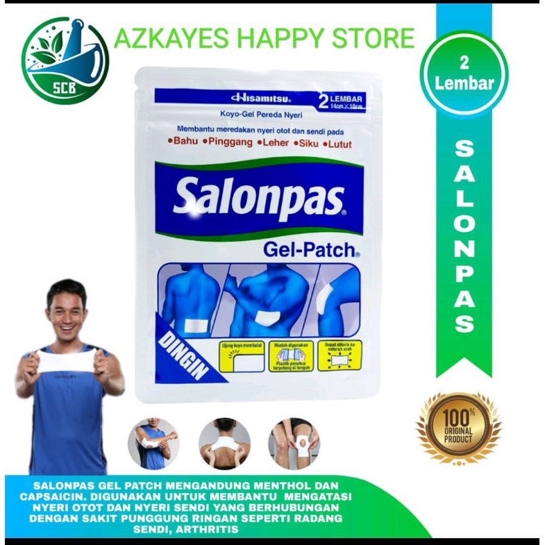 Koyo Salonpas Gel Patch Elastis (Isi 2 Lembar)