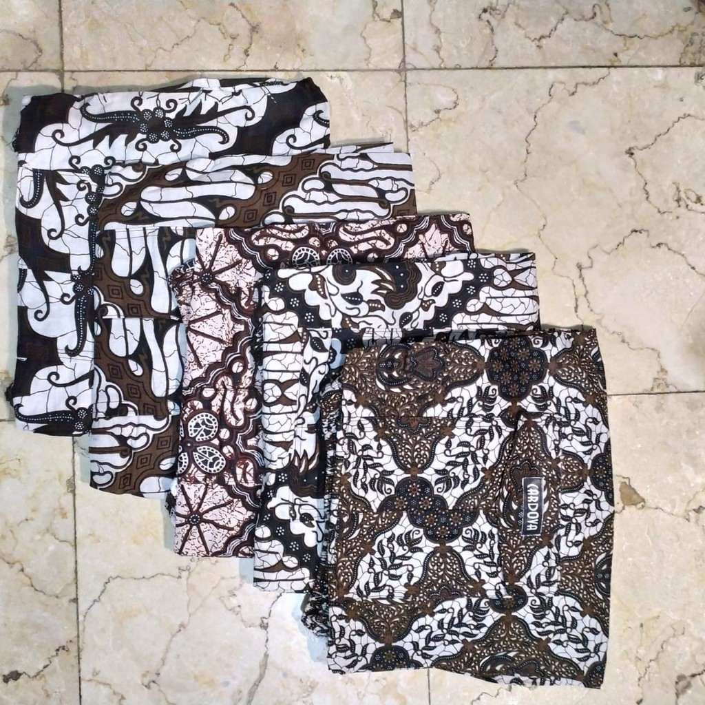 celana batik boim berbagai ukuran / calana boim anak dan dewasa-putih