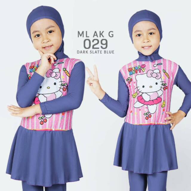 Baju renang muslimah anak TK