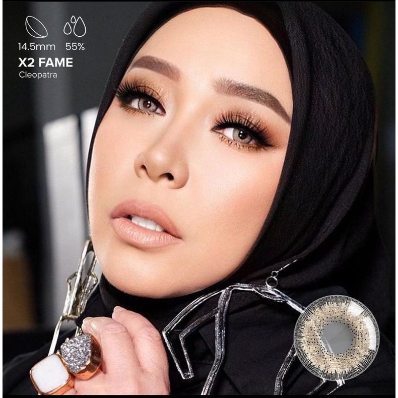 SOFTLENS X2 FAME INUL DARATISTA MINUS -3.25 sd -6.00 FREE LENSCASE DIA 14.5MM GODDESS CLEOPATRA GIRLBOSS PRIMA DONNA BY EXOTICON / Softlen Soflen Soflens