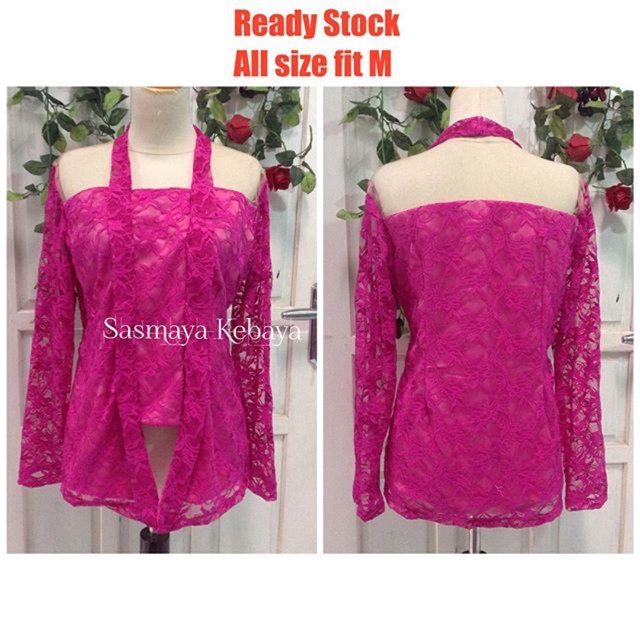 Kebaya kutubaru brokat murah Blouse sasmaya fanta