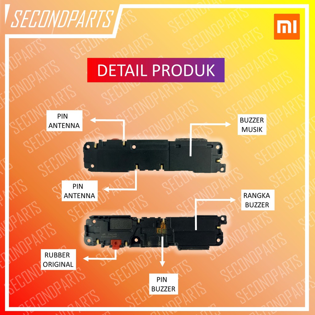 SPEAKER MUSIC BUZZER SUARA XIAOMI REDMI 4 PRIME ORIGINAL COPOTAN