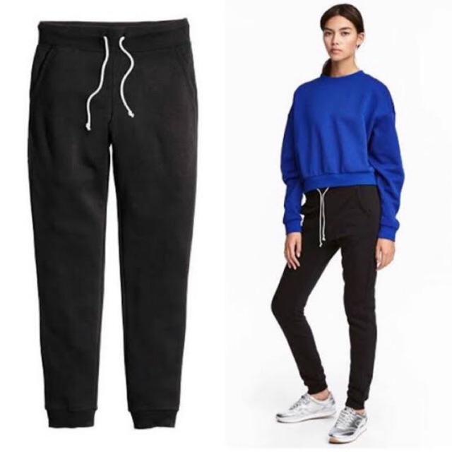 h&m basic joggers