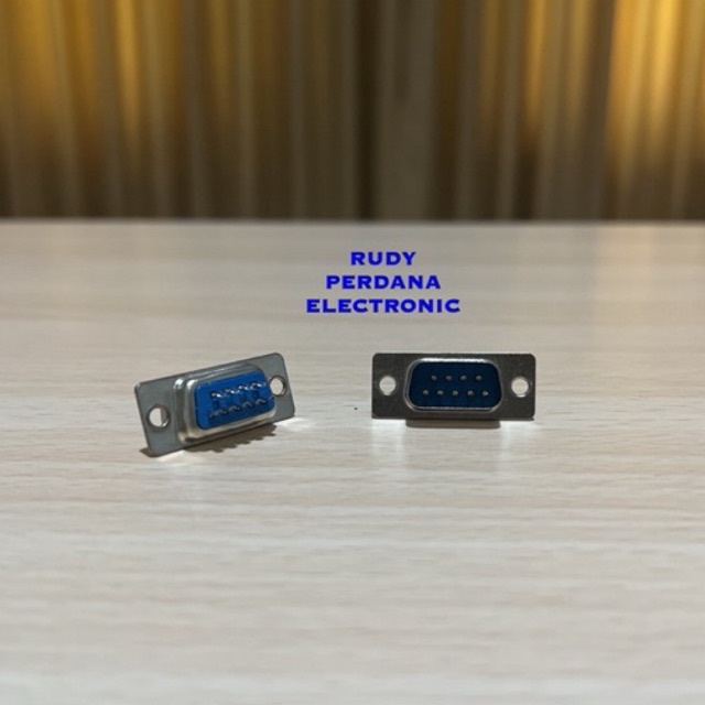 KONEKTOR CONNECTOR SOKET SOCKET VGA MALE COWOK DB9 DB 9 PIN