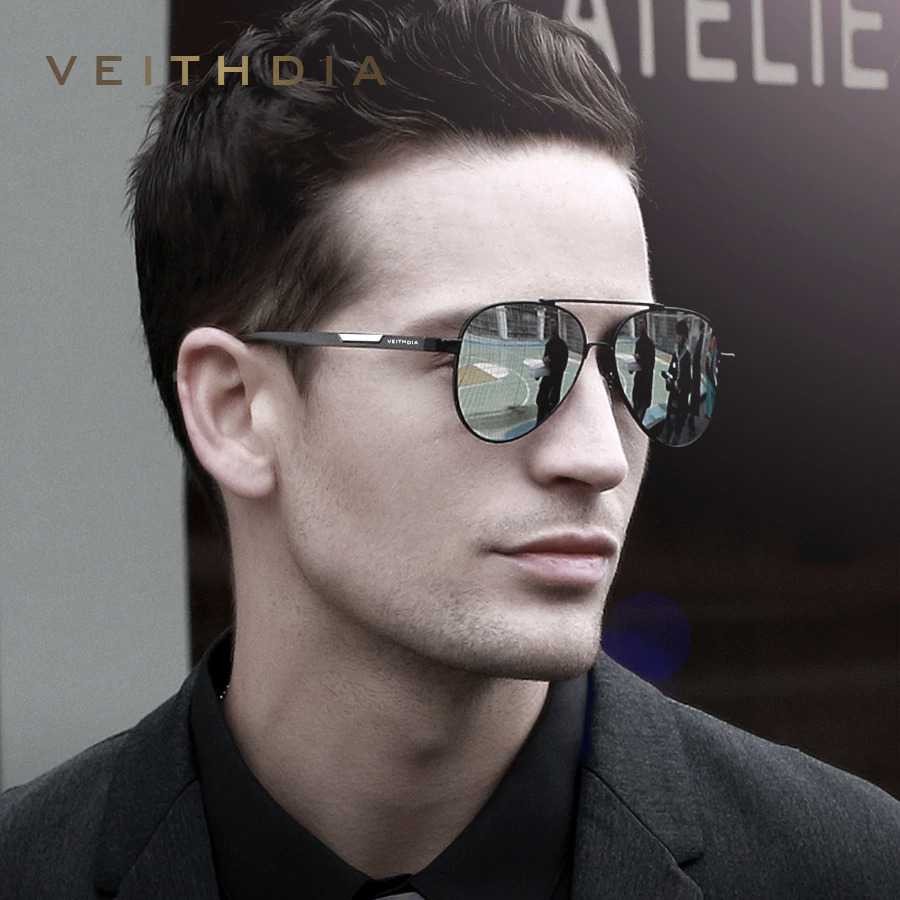 Best Seller ! Veithdia Kacamata Photochromic UV Polarized Sunglasses - 6699