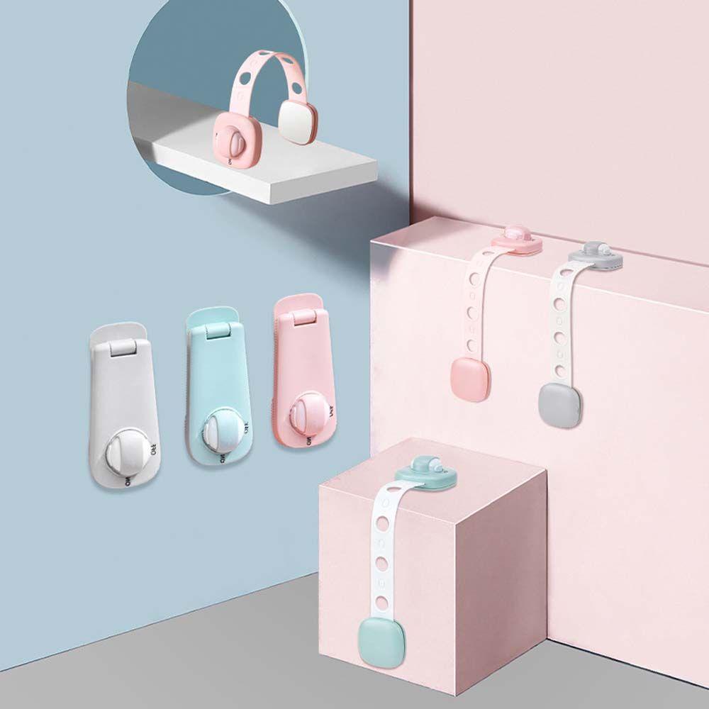 Lanfy Safety Door Lock Multifungsi Adjustable Lemari Laci Baby Care Kids Anak Pelindung Pengaman