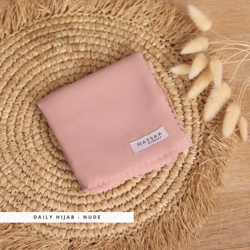 Katalog DAILY HIJAB SQUARE/ POLYCOTTON /Bella square-Nude