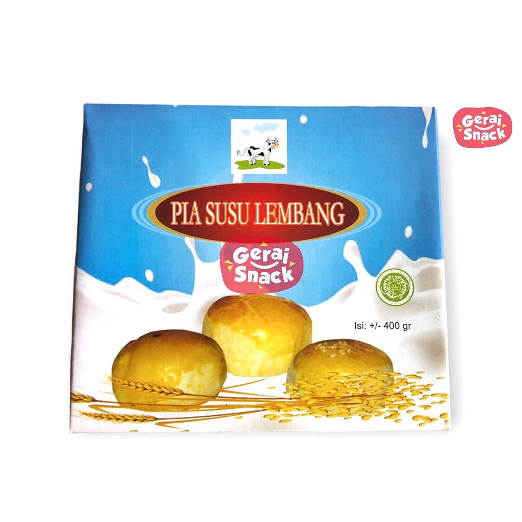 Pia Susu Lembang Bakpia Susu Mini Lezat 1BOX Isi 15 PCS Oleh Oleh Khas Bandung 400g