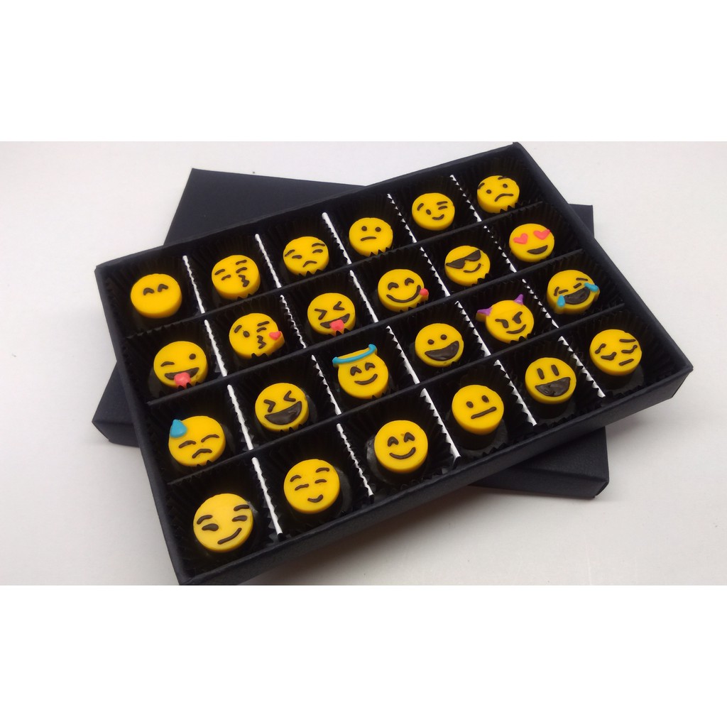 

Hi Choc Cokelat Emoji Emoticon isi 24pcs