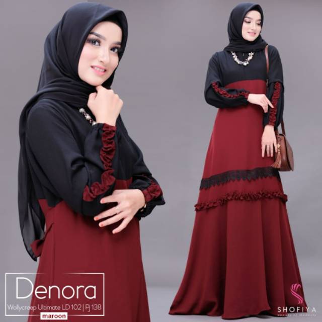 GAMIS DENORA BY SHOFIYA | GAMIS ORI SHOFIYA