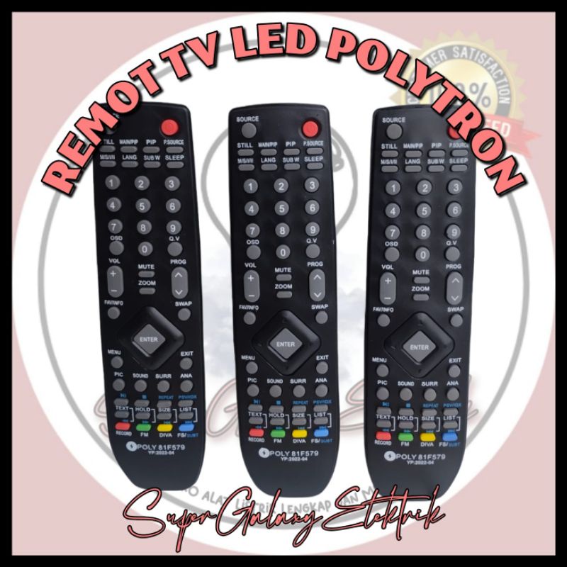 Remote TV Led / Remote TV Untuk TV LED LG, Samsung, Toshiba, Sharp, Polytron