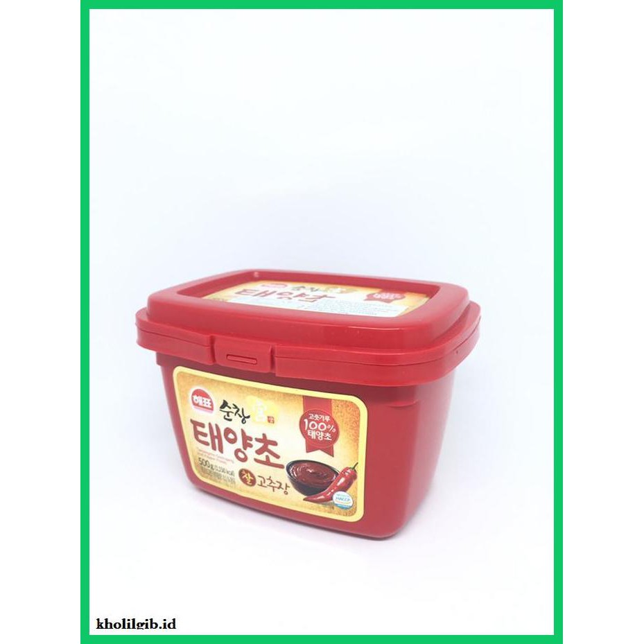 

Aneka-Sambal- Sajo Gochujang Hot Pepper Paste Sambal Korea 500Gr -Pedeeeeeezzzzzzz.