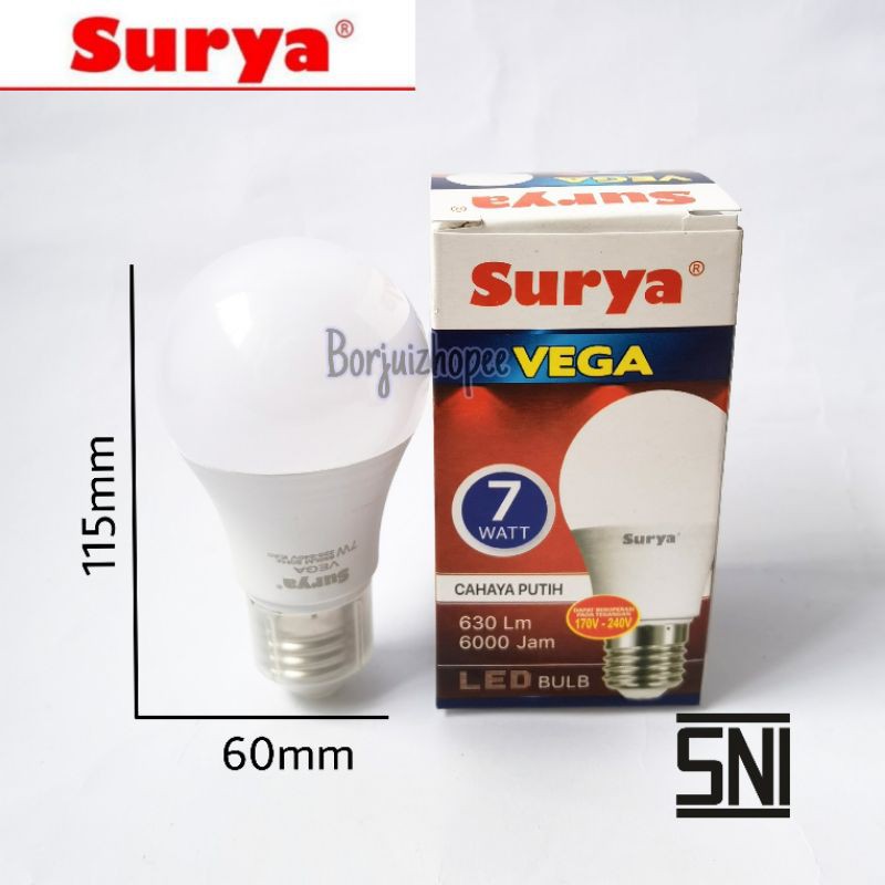 Surya Vega 7 watt Lampu LED 7 watt Bergaransi 1 tahun