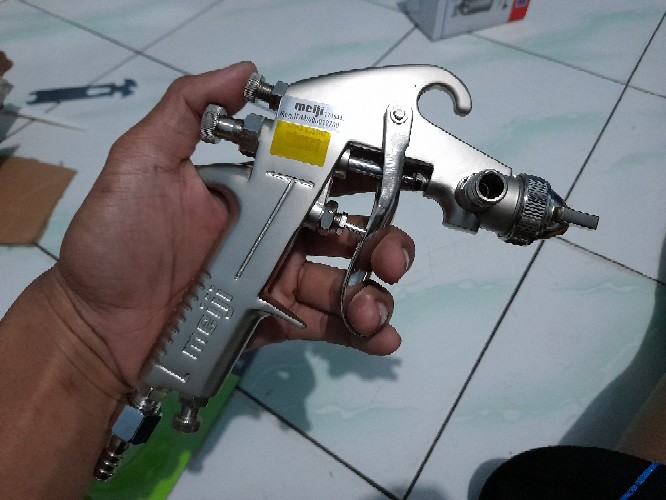 Meiji Pc 4 F75 Spray Gun Semprotan Angin Cat Meiji Tabung Atas Pc4 F75