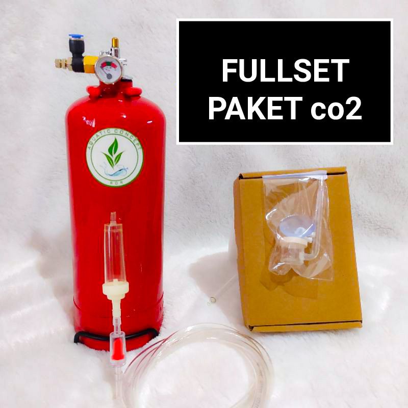 Tabung co2 Cisod Diy Fullset 1kg Aquascape
