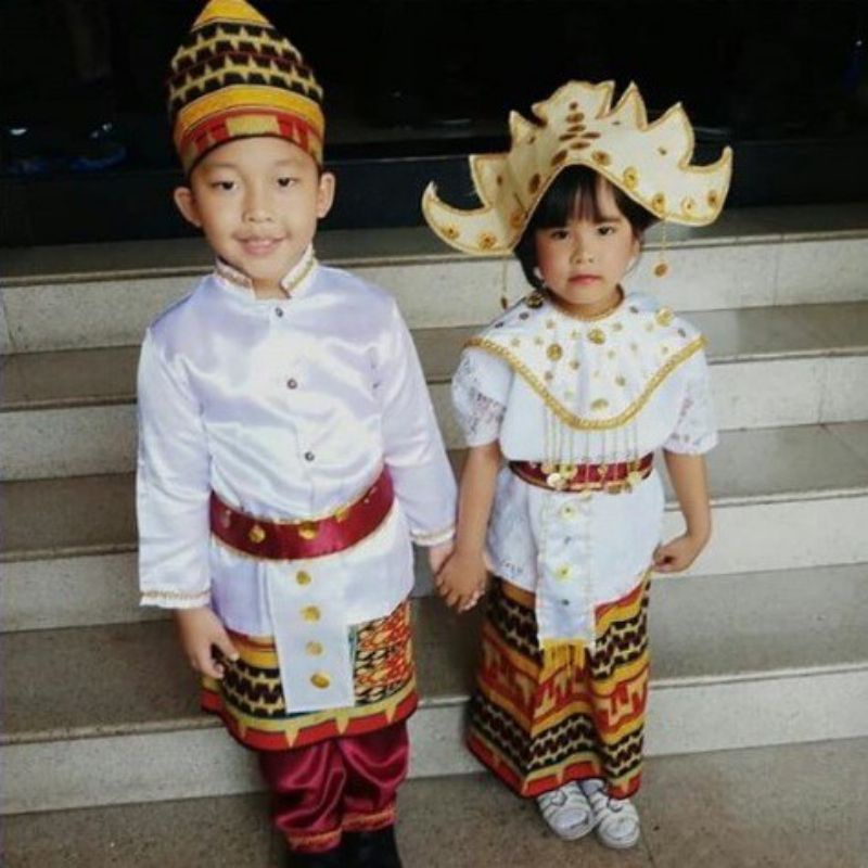 Baju Adat Lampung Anak / Pakaian Adat Lampung Anak / Baju Adat Lampung / Baju Lampung Anak Perempuan
