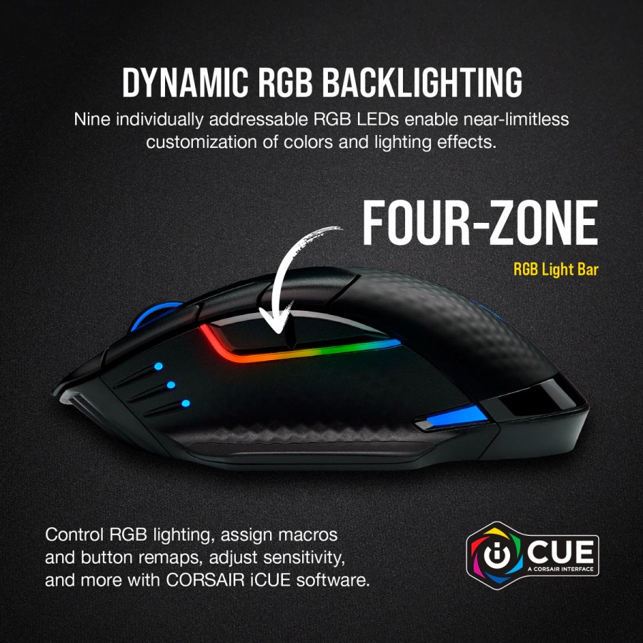 CORSAIR DARK CORE / DARKCORE RGB PRO Wireless - Gaming Mouse