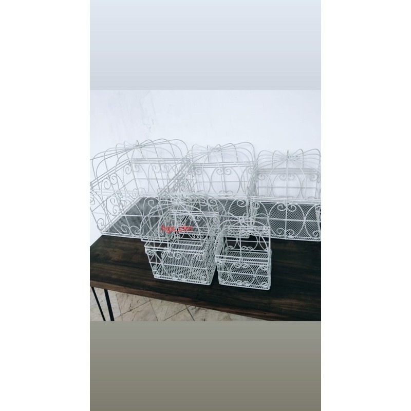 Hantaran Mahar Sangkar Burung Seserahan Hantaran Kawat Besi -