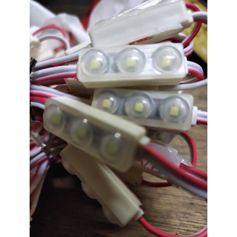 led mini super terang 3mataDC- 12V cool white 0.6wat/100pcs