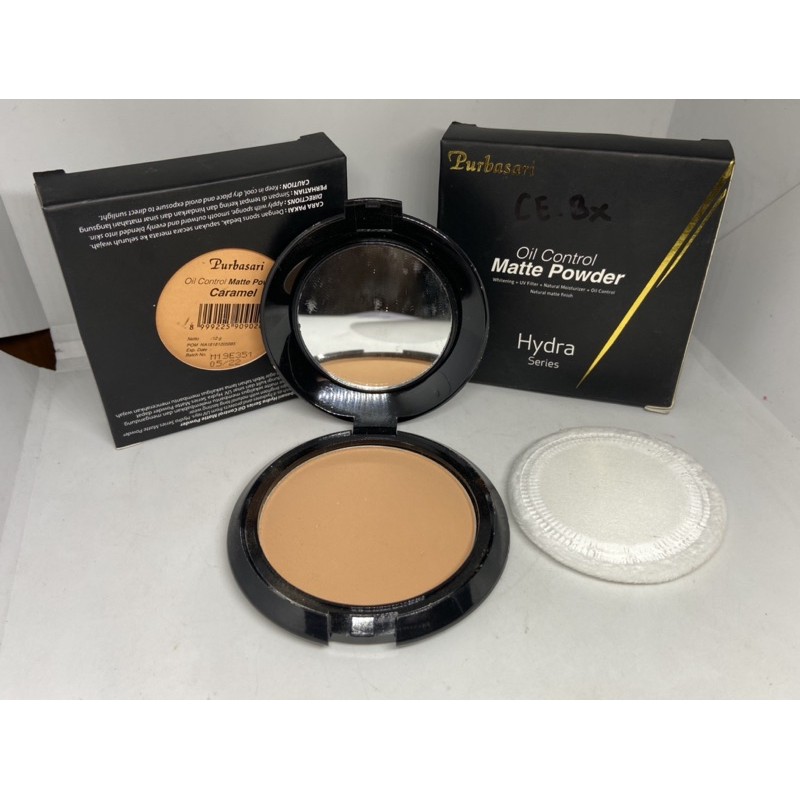 lengkap variant [ purbasari ] oil control matte powder hydra series purbasari