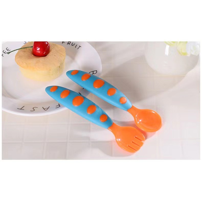 NIUKID SENDOK MAKAN BAYI / SENDOK MAKAN BAYI / SPOON FORK SET GARPU / SENDOK MAKAN DAN GARPU SET