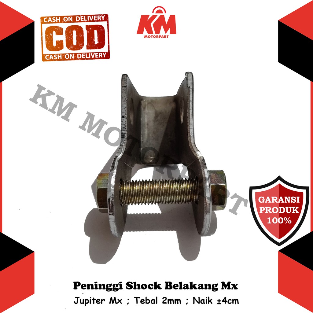 Peninggi Shock Belakang Mx 135 old New Bahan Berkualitas Naik 4 cm