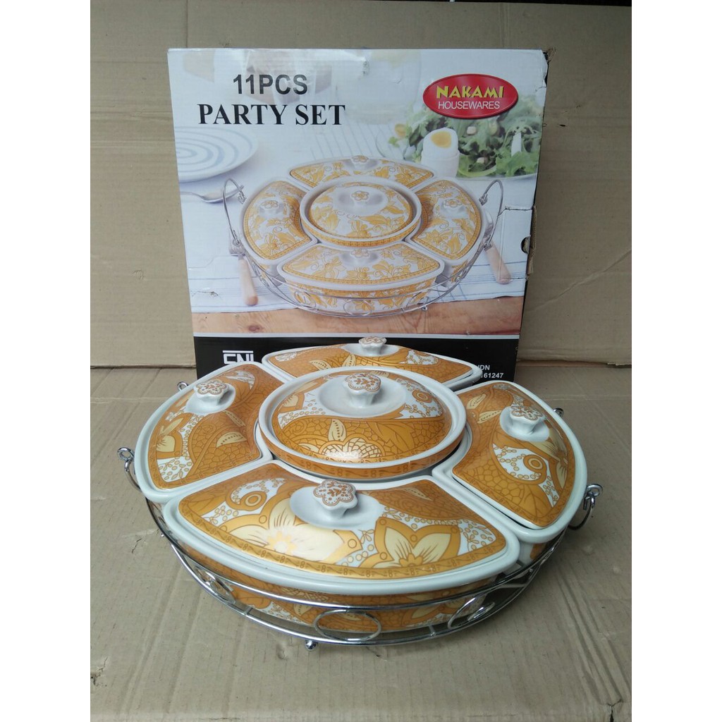 PARTY SET NAKAMI  11 pcs / Prasmanan set nakami 11 pcs