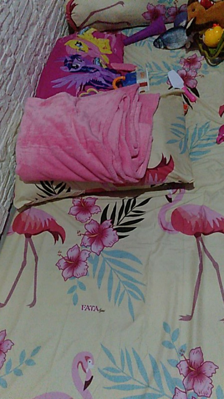 Sprei Fata Flamingo Pink 100x20